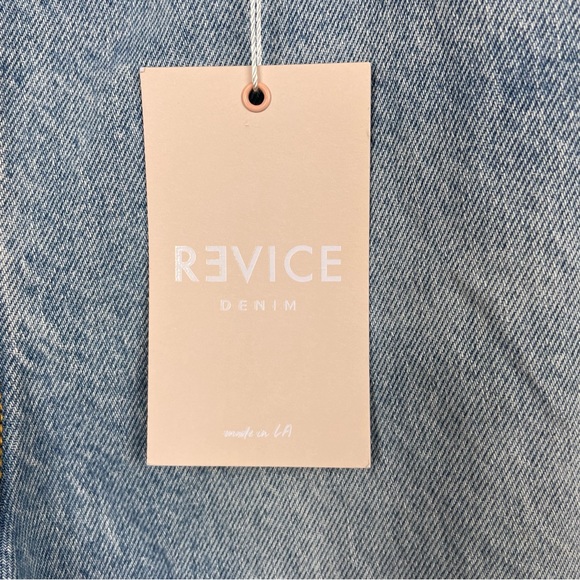 NWT Revice Ying Yang Two Tone Crop Zipper Jeans Vintage Style Size 31 or 10 - Picture 16 of 16